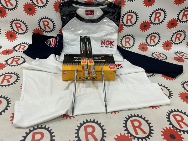 Kit 4 candelette marca NGK Fiat-Alfa-Opel -2.0-1.6 jtdm Tshirt in omaggio