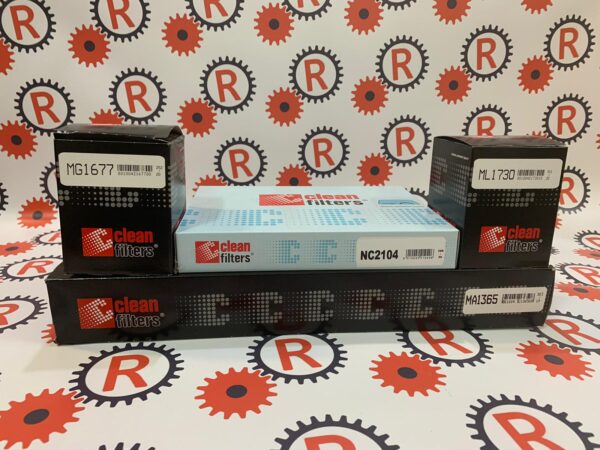 Kit filtri 4pz marca clean motori 1.3 multijet 1 serie impianto ufi kf24