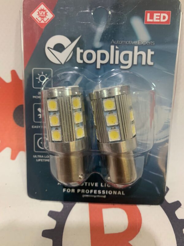 Set lampade P21W a led smd con canbus 12V (2pz) marca Toplight 39216