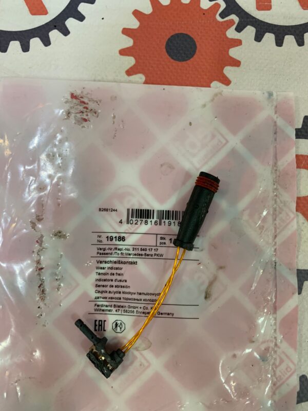 Sensore usura pastiglia freni marca Febi Mercedes 19186 oem A2205400617-A2205400717
