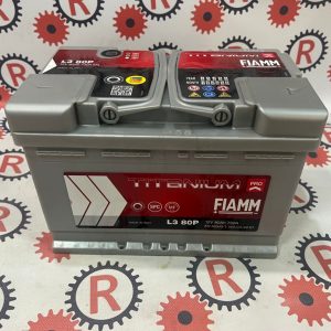 Batteria auto Fiamm titanium L3 80 ah 730 spunto polo positivo dx garanzia 2anni