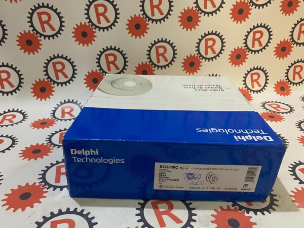 Coppia dischi freno anteriori marca delphi Audi,Seat,Skoda,Vw BG3208c -6R0615301C