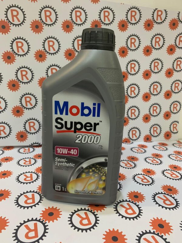 olio motore mobil super 2000 10w40 lt1