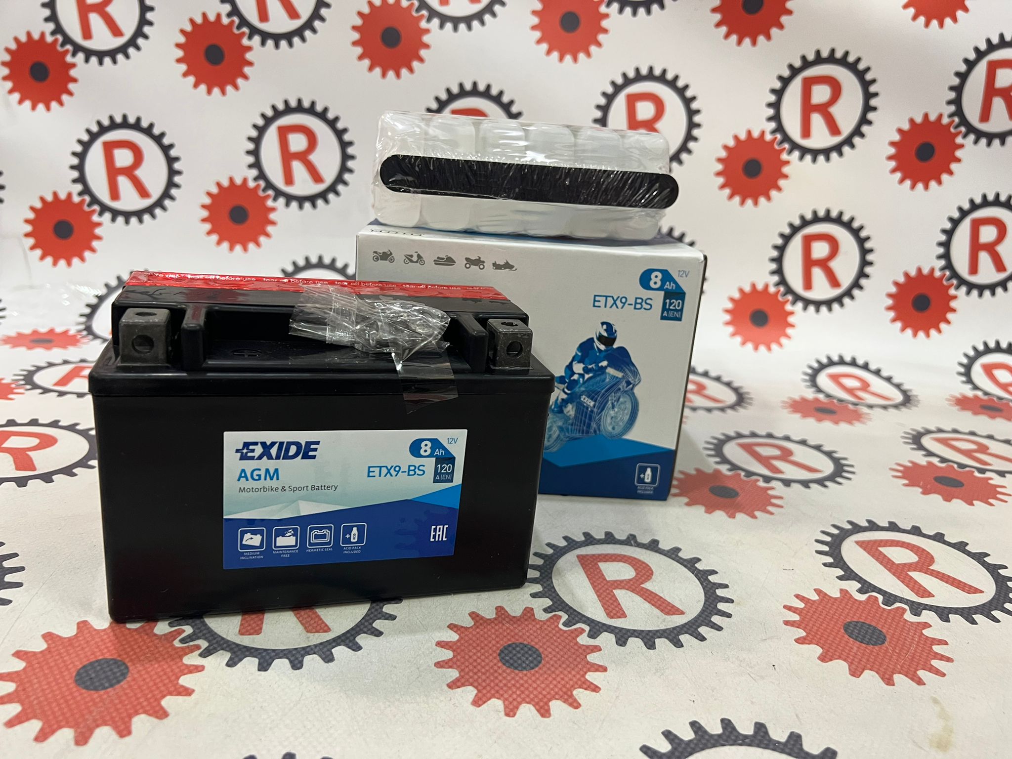 Batteria moto Exide ETX9-BS 8ah YTX9-BS – Russo Autoricambi