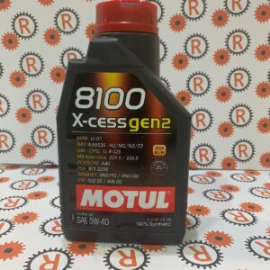 olio motore motul 8100 x-cess gen2 5w40 lt1