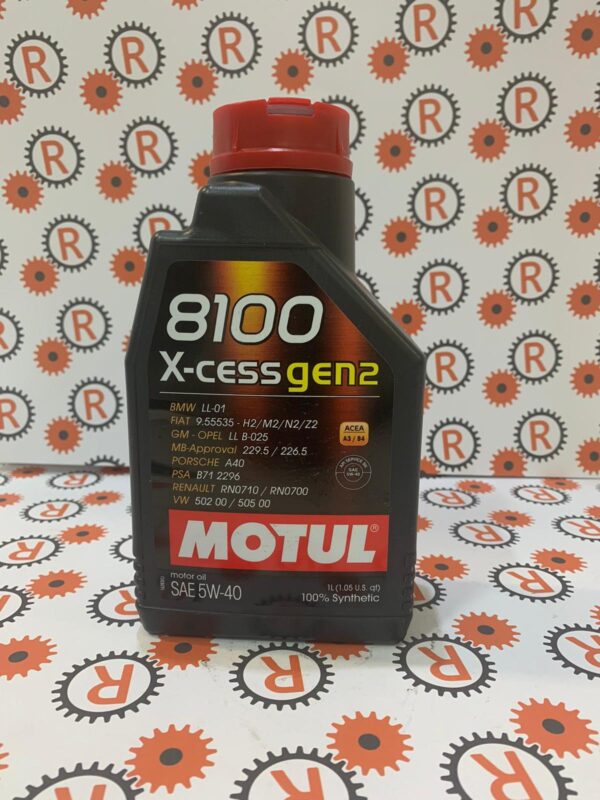 olio motore motul 8100 x-cess gen2 5w40 lt1