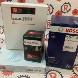 Kit filtri 4 pz marca Clean con filtro gasolio Bosch Renault Scenic IV kF105