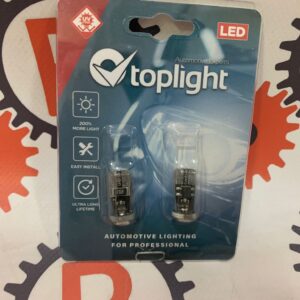 Set lampade T10 a 1 led smd con canbus 12V (2pz) marca Toplight 39205