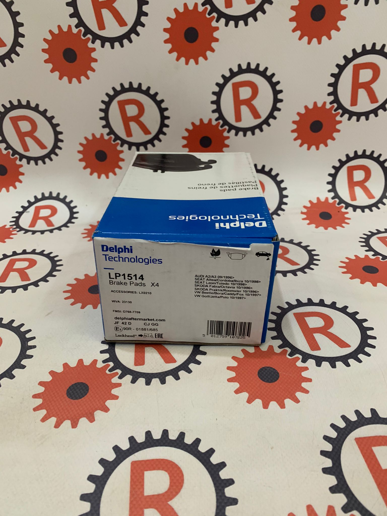 Kit pastiglie freno anteriori marca Ashika Citroen c1 Peugeot 107-108 Toyota aygo 50-02-217