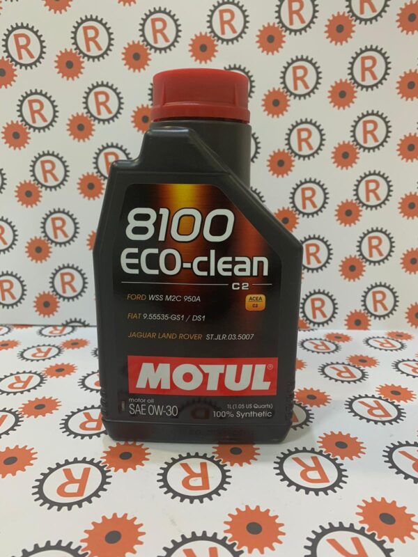 olio motore motul 8100 eco-clean c2 0w30 lt1