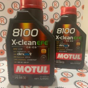 olio motore motul 8100x-clean efe 5w30 lt1